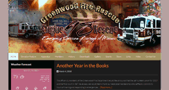 Desktop Screenshot of greenwoodfiredept.com